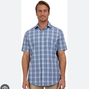 Chaps Men's Casual Blue Checkered Shirt xl